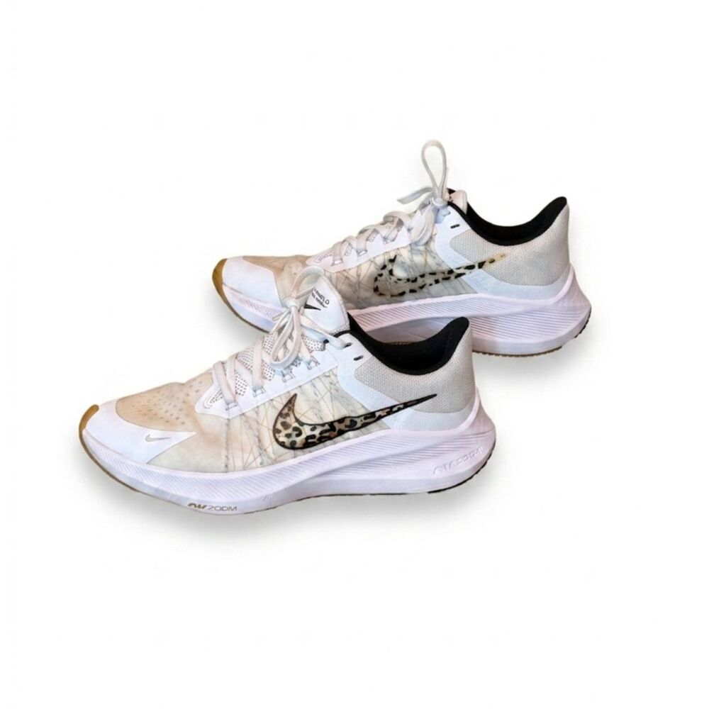 NIKE ZOOM WINFLOW LEOPARD PRINT ATHLETIC ACTIVEWEAR CASUAL EVERYDAY SNEAKERS